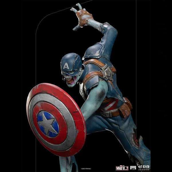 Iron Studios Marvel What if...? Zombie Captain America Art Scale 1/10 Scale Polystone Statue